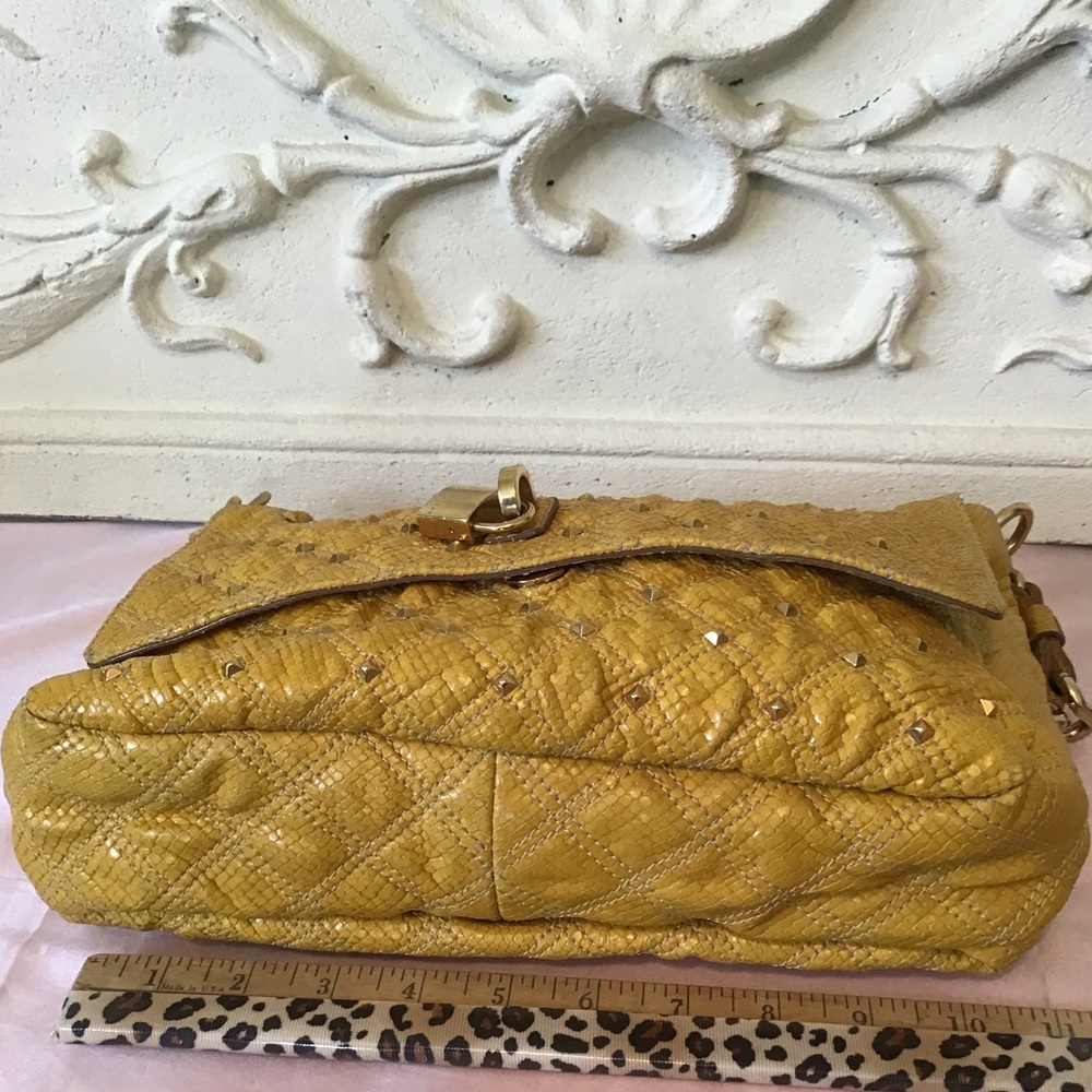 Vintage Marc Jacobs Quilted Printed Python Beat B… - image 5